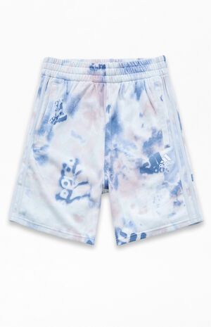 Kids AOP Logo Wash French Terry Shorts image number 1