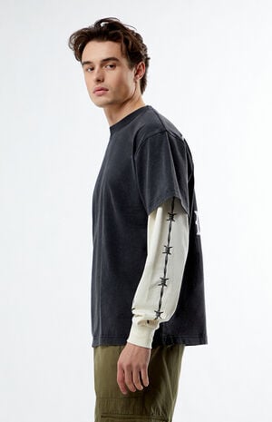 Beyond The Door Layered Long Sleeve T-Shirt image number 3