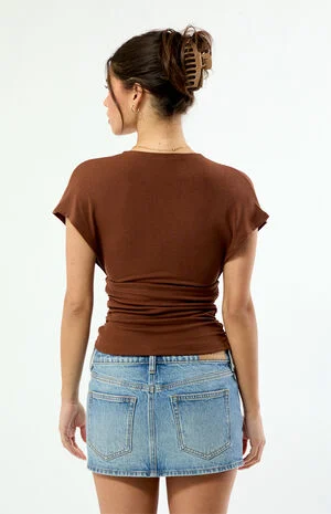 Harley Deep V Cinched Top image number 4