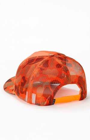 Happy Face Camo Foam Trucker Hat image number 3