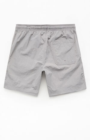 Gray Collegiate 6.5" Swim Trunks image number 2