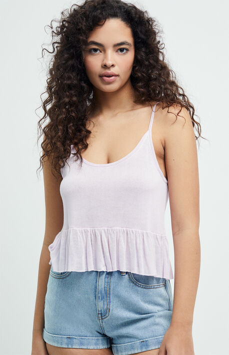 Babydoll Sweater Tank Top