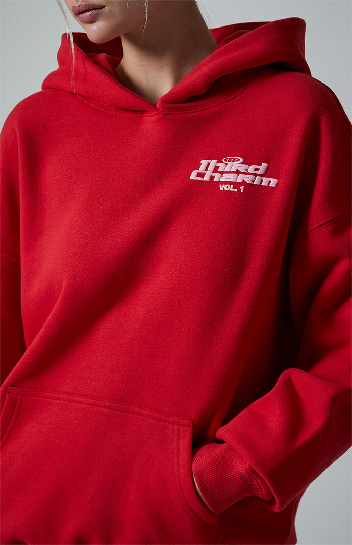 Third Charm Red Puff Graphic Vol. 1 Hoodie