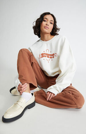 Howdy Crew Neck Oversized Sweatshirt image number 1