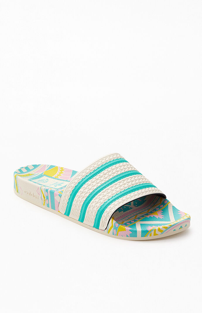 Adidas X Arizona Adilette Comfort Slide Sandals Pacsun