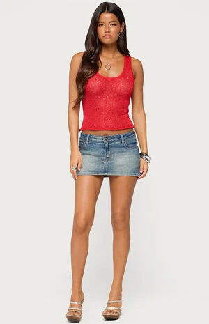 Eleora Sequin Knit Tank Top image number 4