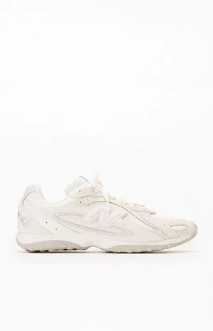 White & Pink 204L Sneakers image number 1