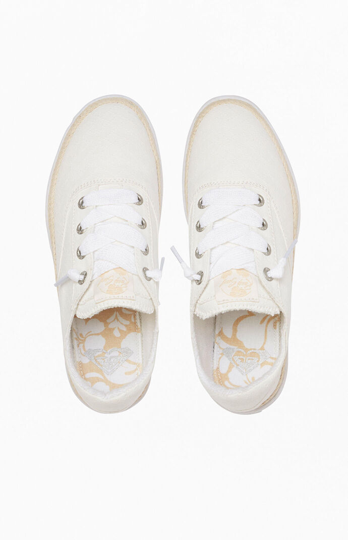 Women's White Talon Sneakers
