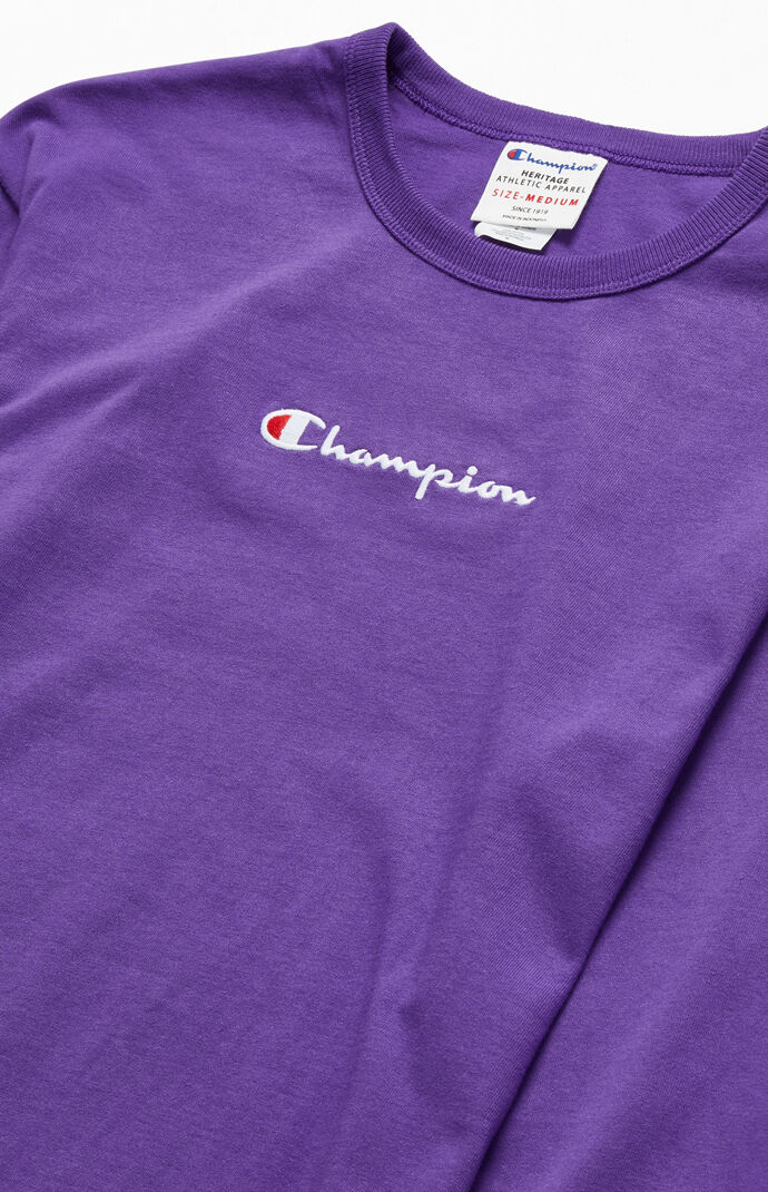 Champion Heritage Name Long Sleeve T 