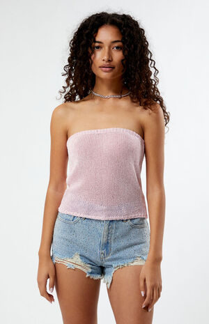 Sawyer Sequin Sweater Tube Top image number 1