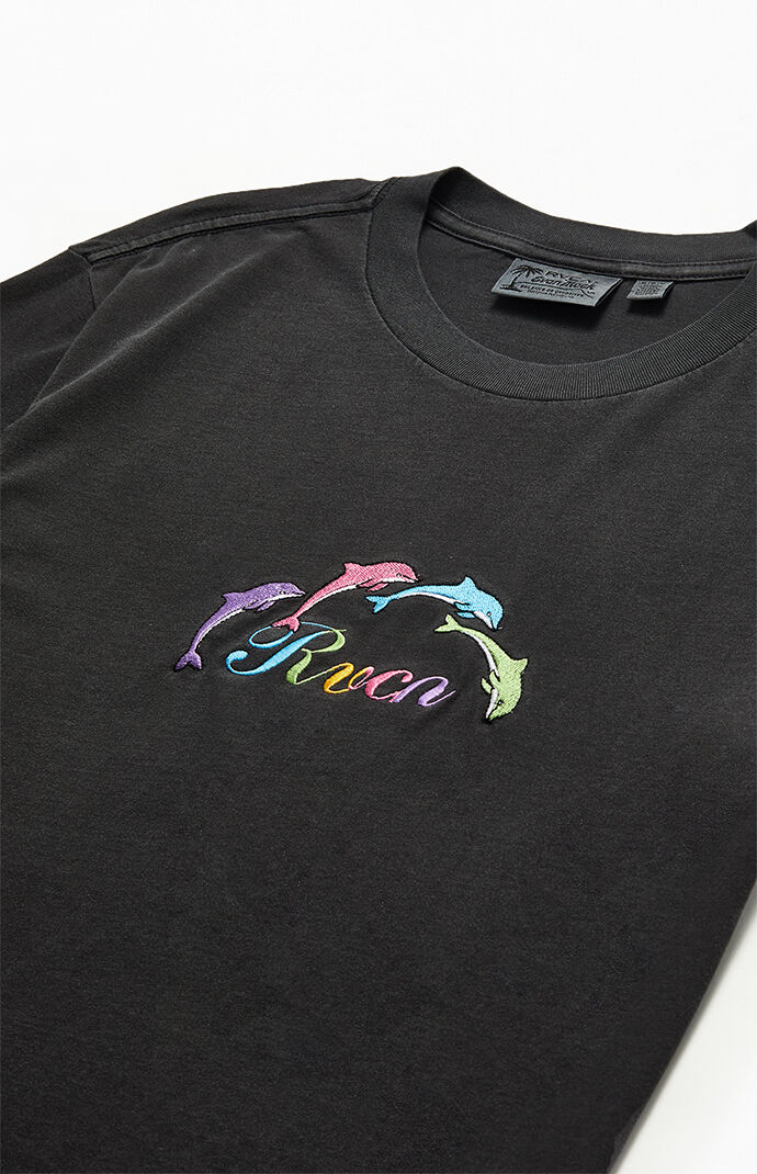 Embroidered Tourist Dolphin T-Shirt