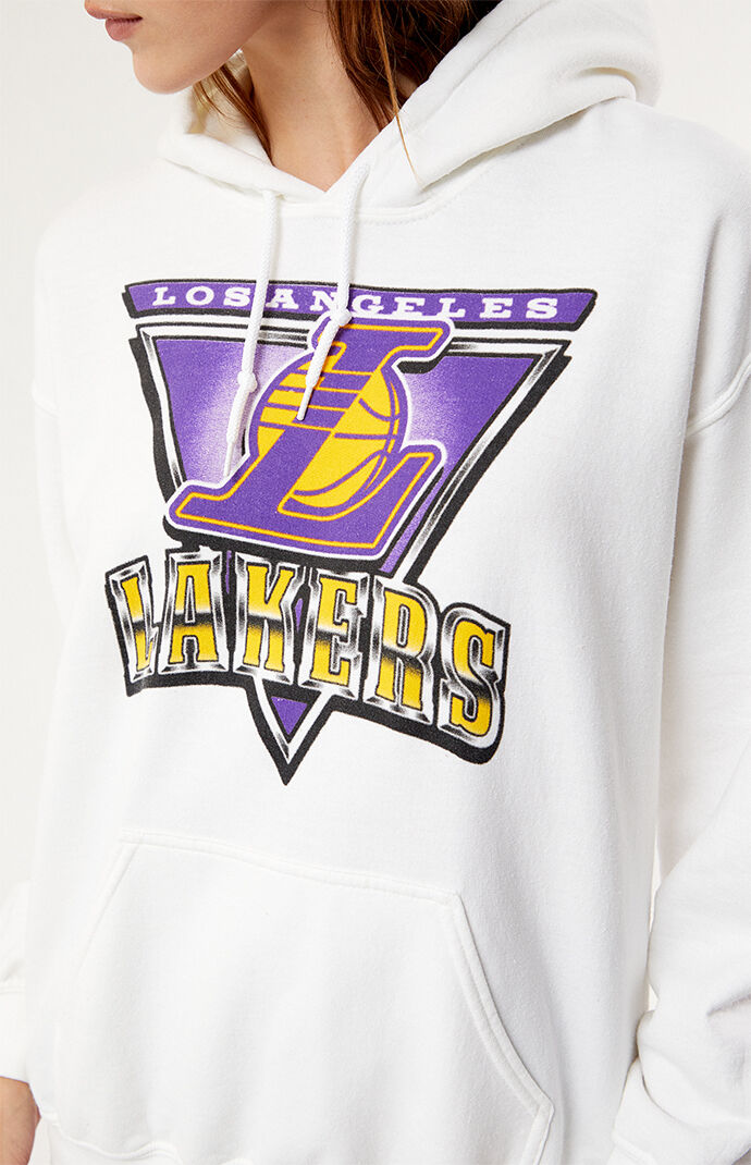 White lakers hotsell hoodie