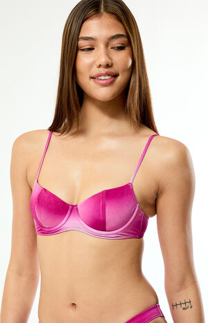 Plum Madison Shine Balconette Underwire Bralette Bikini Top image number 3
