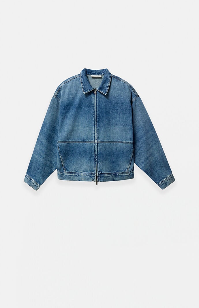 Fear of God ESSENTIALS Kids Classic Blue Denim Trucker