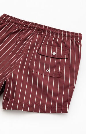 Red Sea Striped 4.5" Swim Trunks image number 4