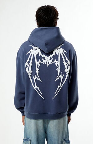 Blue Made In The Night Hoodie image number 4