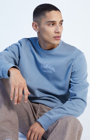 Los Angeles Embroidery Crew Neck Sweatshirt image number 2