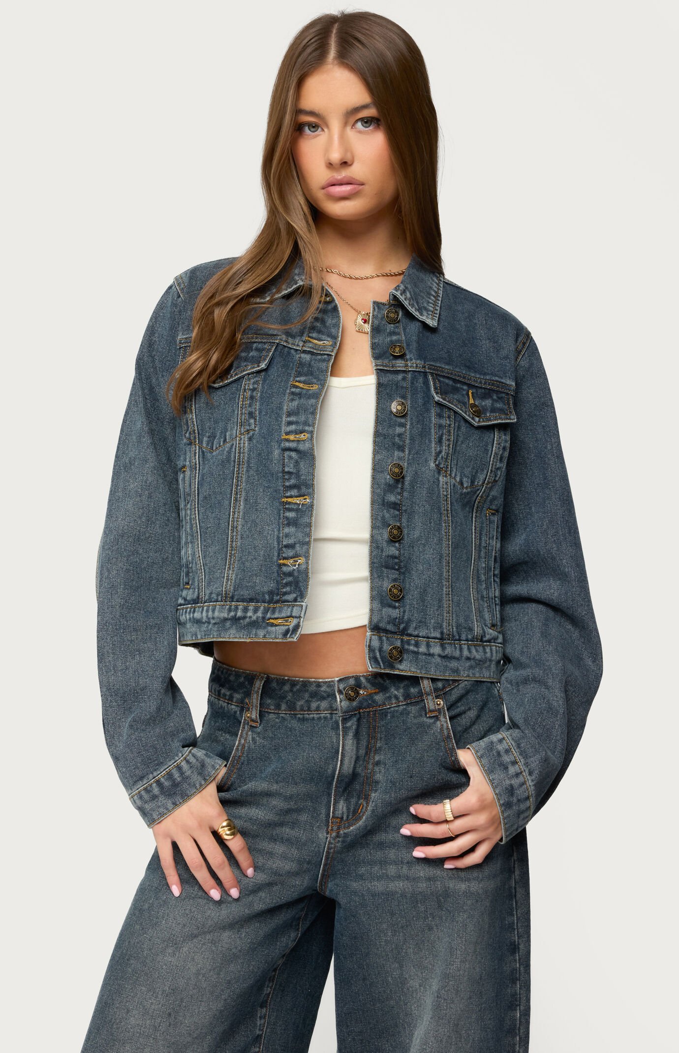Edikted Barb Denim Jacket