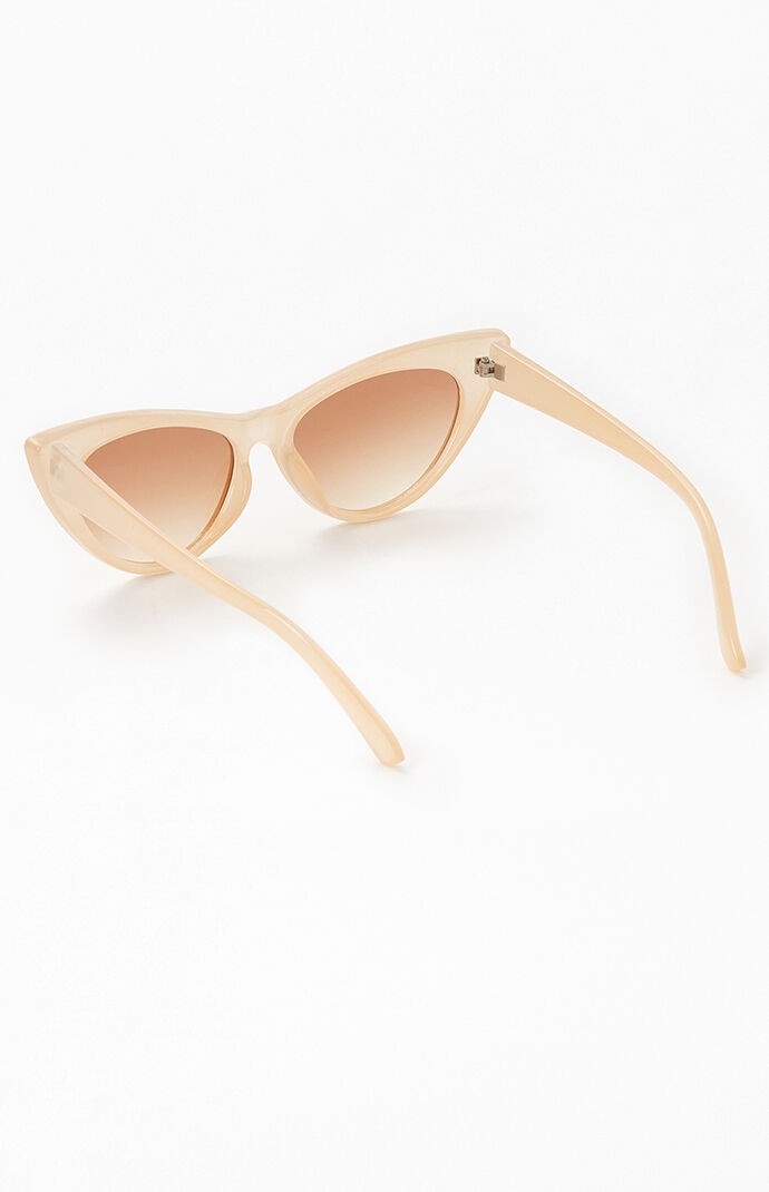 Cream Cat Eye Sunglasses