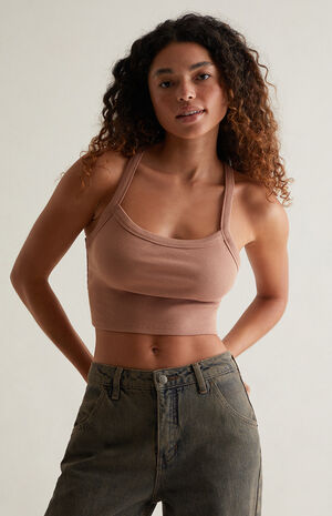 Honey Ribbed Tank Top image number 2