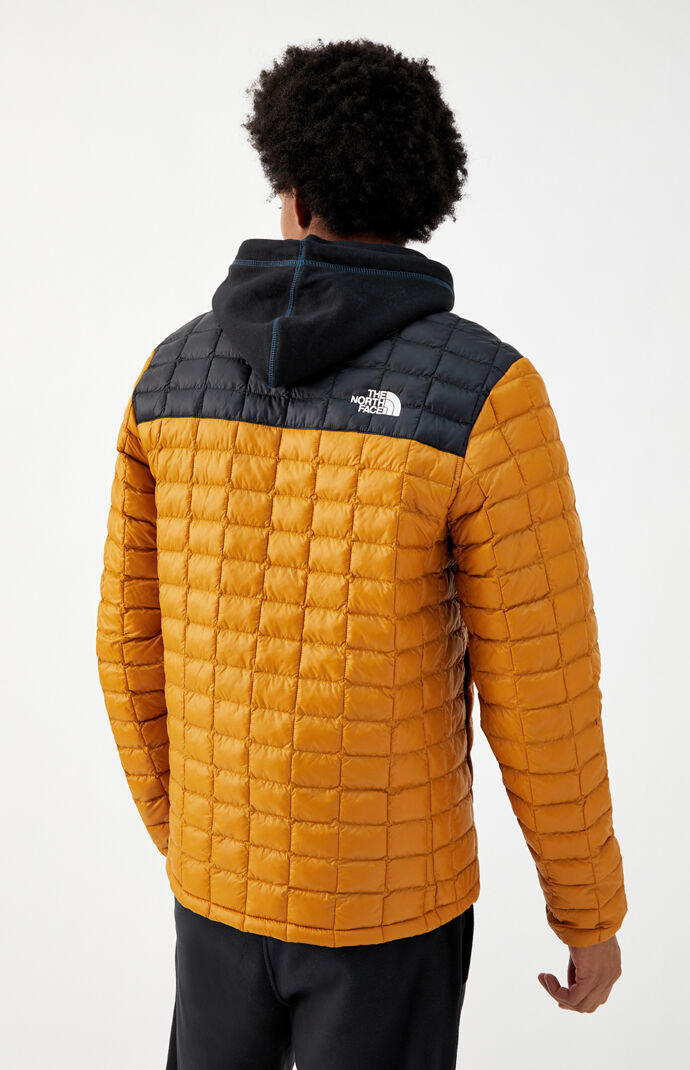 Tan & Black Thermoball Eco Snow Jacket