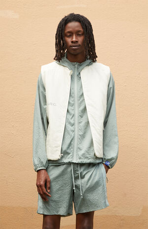 Active Off White Ripstop Running Vest image number 2