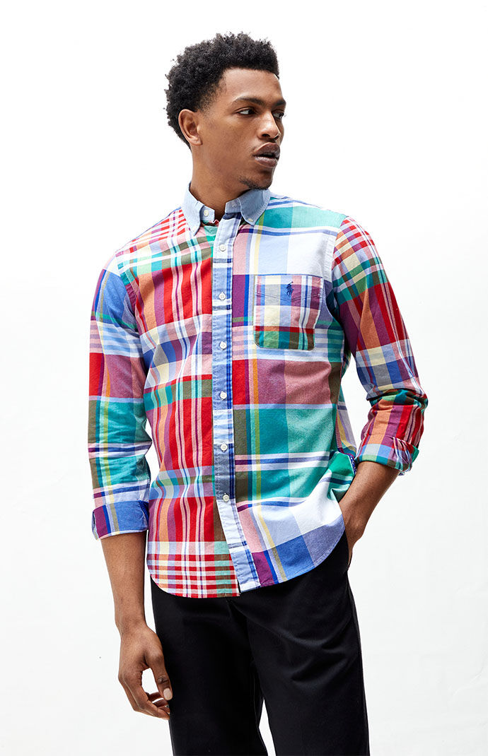 Plaid polo new arrivals button down shirts