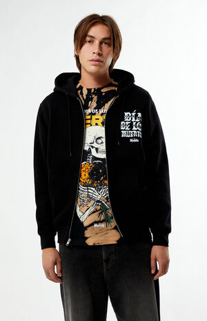 Salud Full Zip Dia De Los Muertos Hoodie image number 2