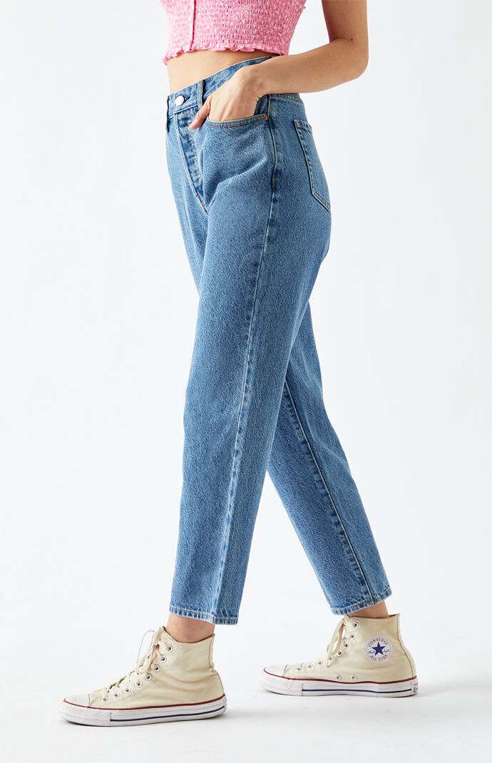 high waisted straight leg jeans womens