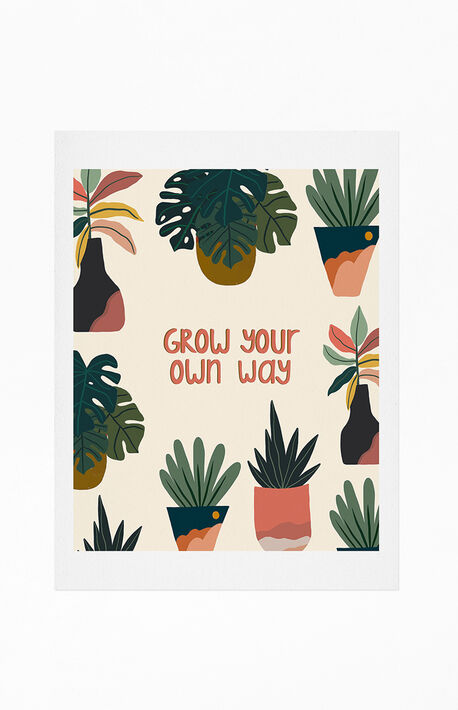 Oris Eddu Grow Your Own Way Art Print