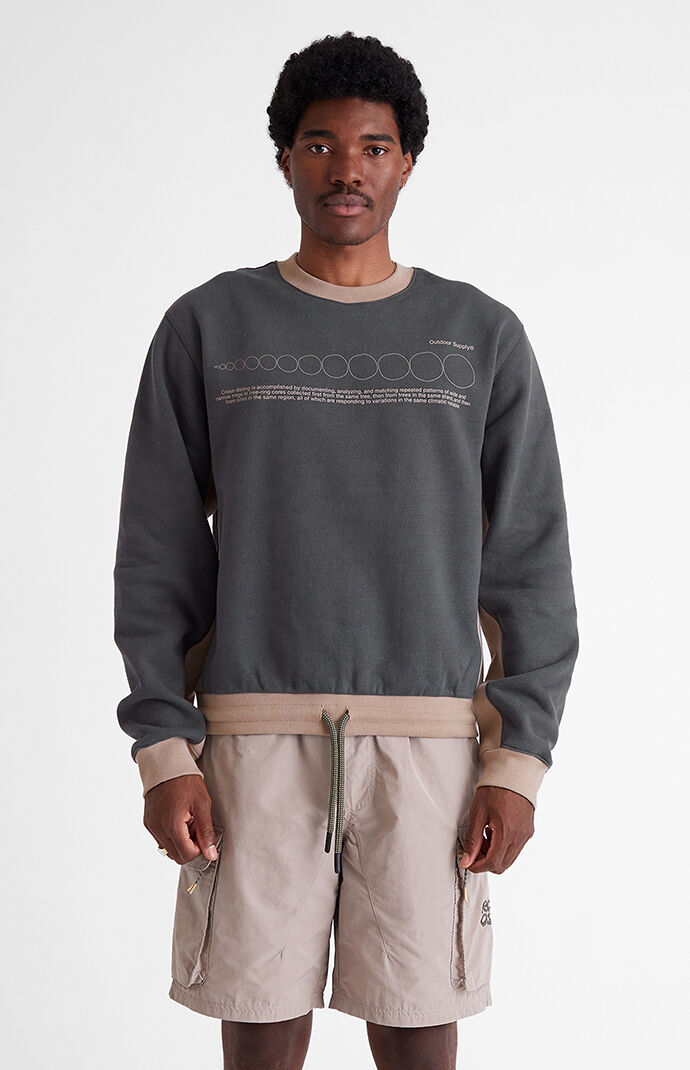 RC Outdoor Supply Tree Rings Crew Neck Sweatshirt | PacSun