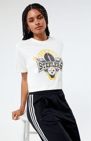 Pittsburg Steelers Cropped T-Shirt image number 1