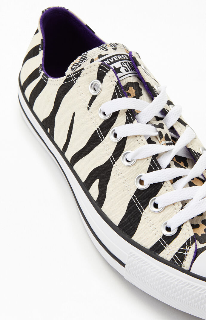 Zebra Chuck Taylor All Star Low Shoes