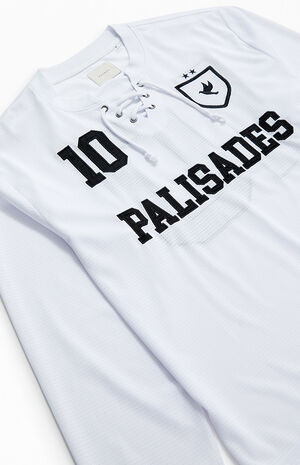 White Palisades Long Sleeve Hockey Jersey image number 4