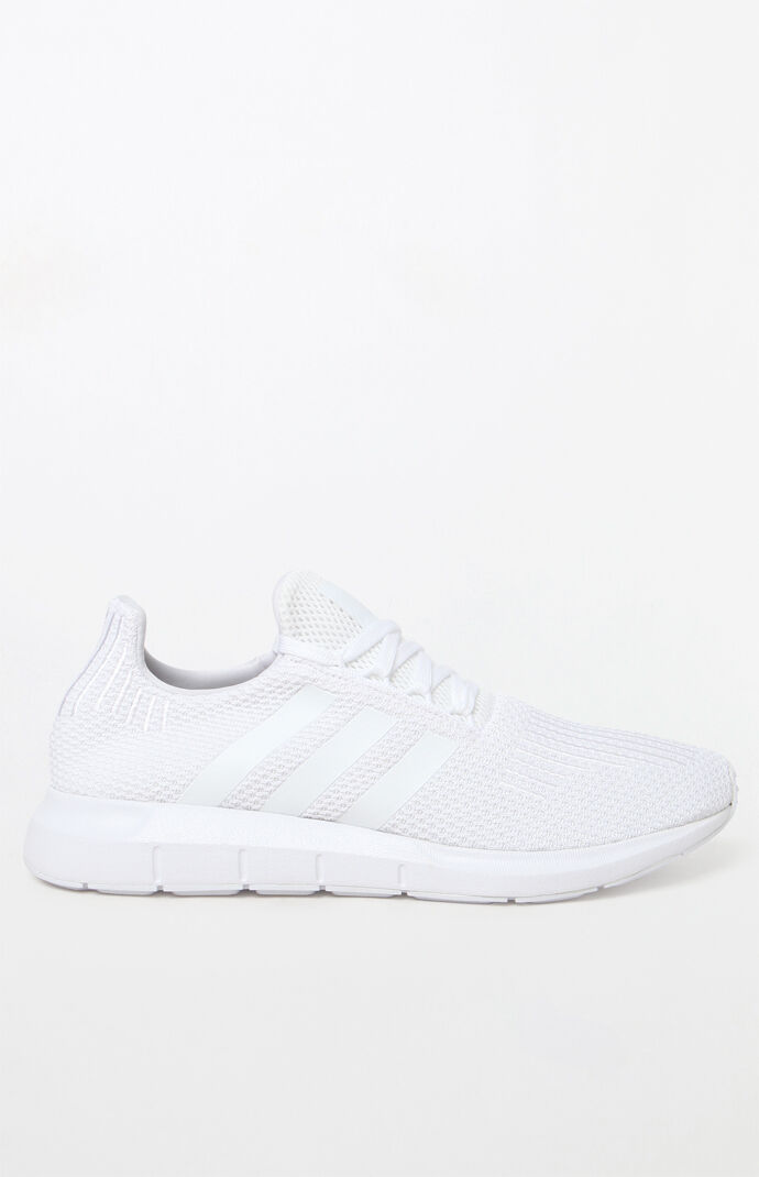 adidas swift run white kids