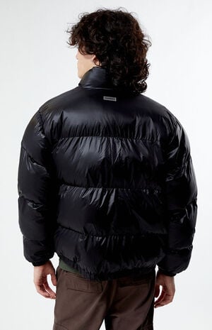 Black Puffer Jacket image number 4