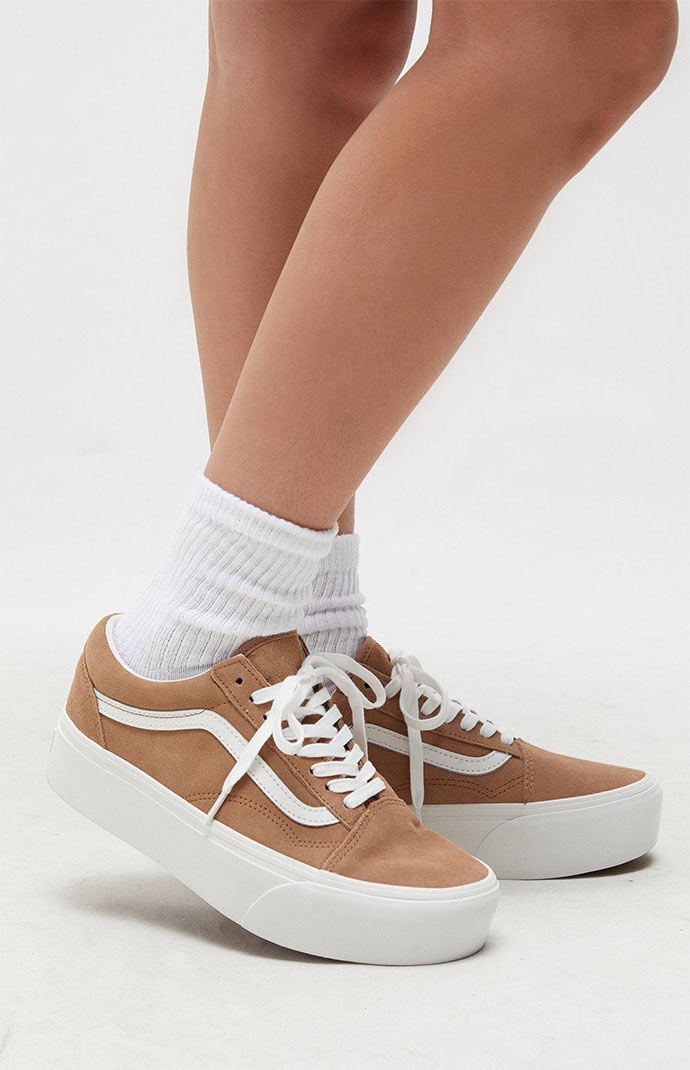 Vans old skool platform suede new arrivals