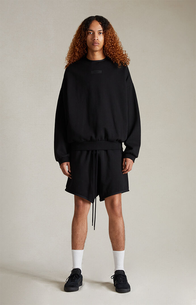 【新品未着用】Essentials Crewneck Jet Black L 新品未着用】Essentials Crewneck Jet Black L Classic Crewneck