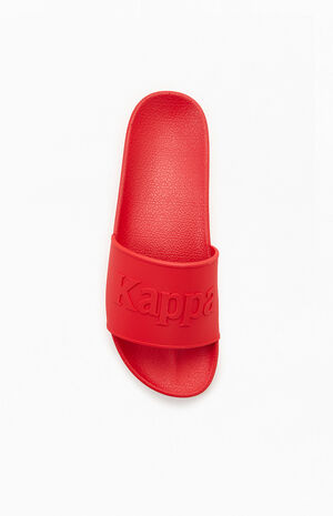 Women's Red Authentic Caesar Slide Sandals image number 5