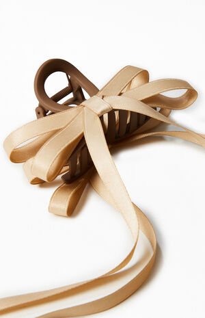 Satin Bow Hair Clip image number 2