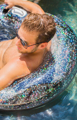 Jumbo Black Glitter Sun Chair image number 3