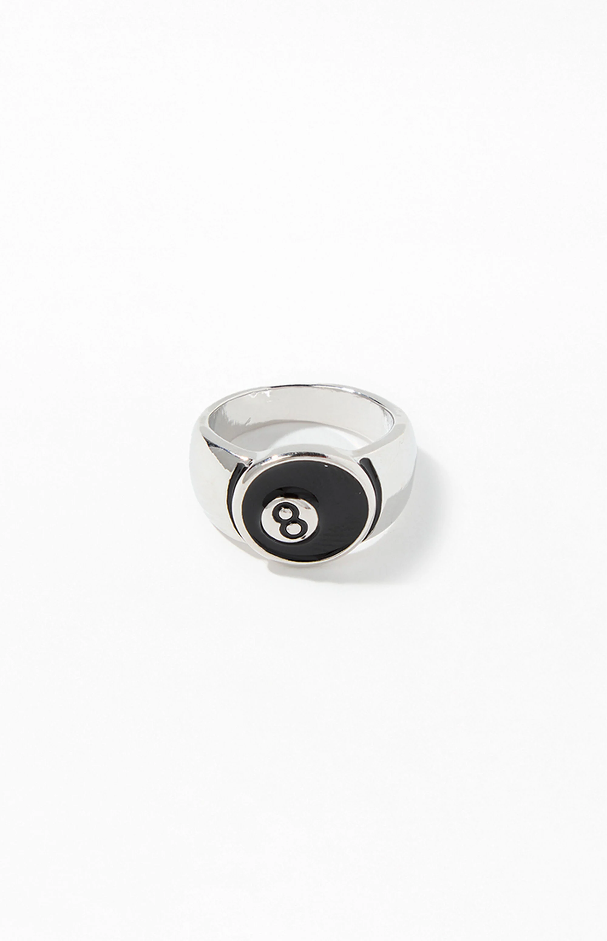 Pacsun Silver 8 Ball Ring | Pacsun