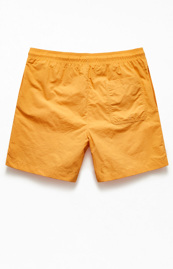 Solid Color 17" Swim Trunks