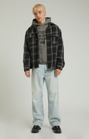 Light Indigo Dart Baggy Jeans image number 1