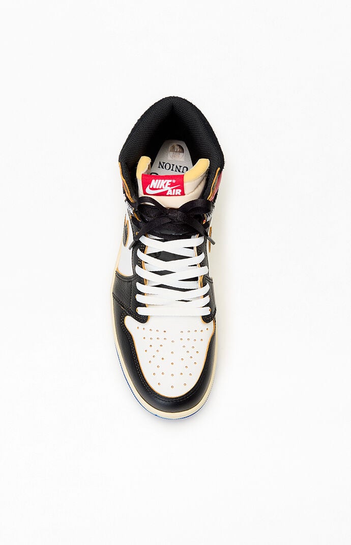 Air Jordan 1 x Fragment Design Union LA Retro High OG Varsity Red Sport Royal Shoes