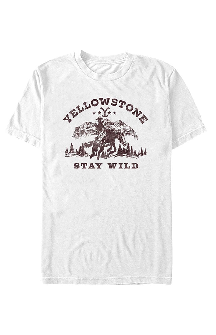 PacSun Yellowstone Vintage Stay Wild T-Shirt