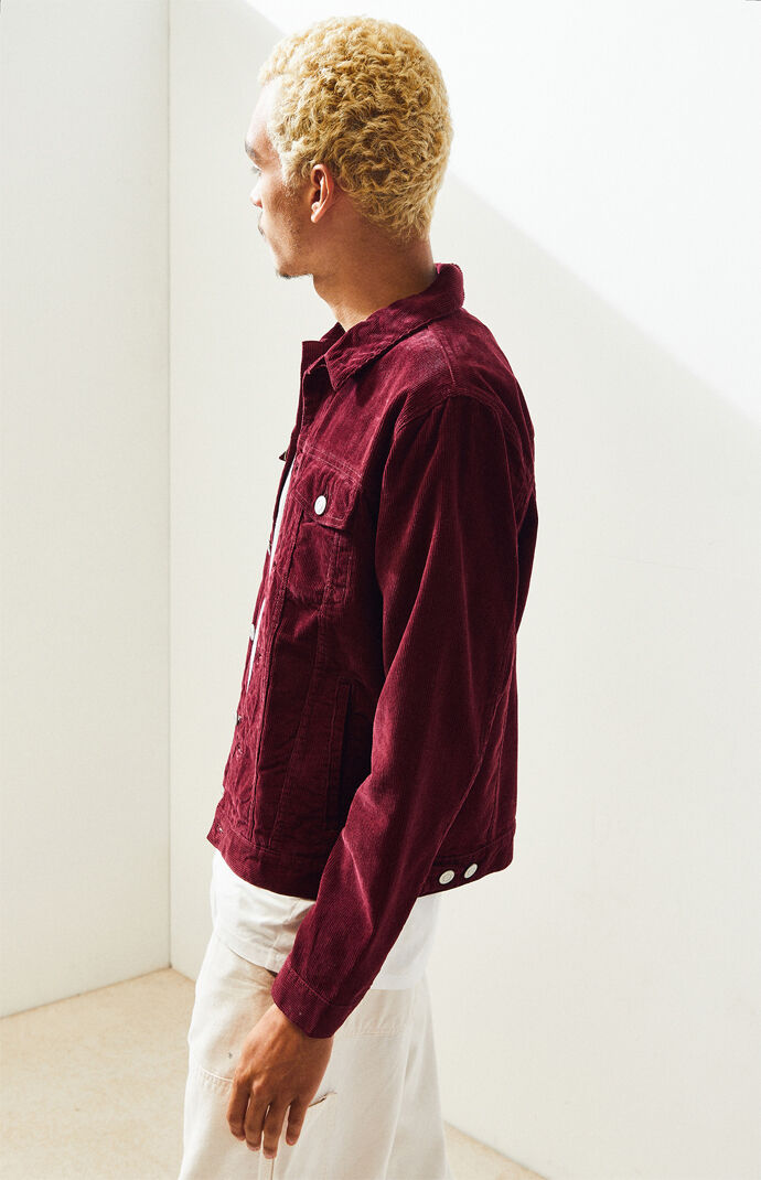 Red Classic Corduroy Jacket