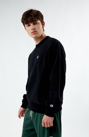 x PacSun Reverse Weave Crew Neck Sweatshirt image number 3