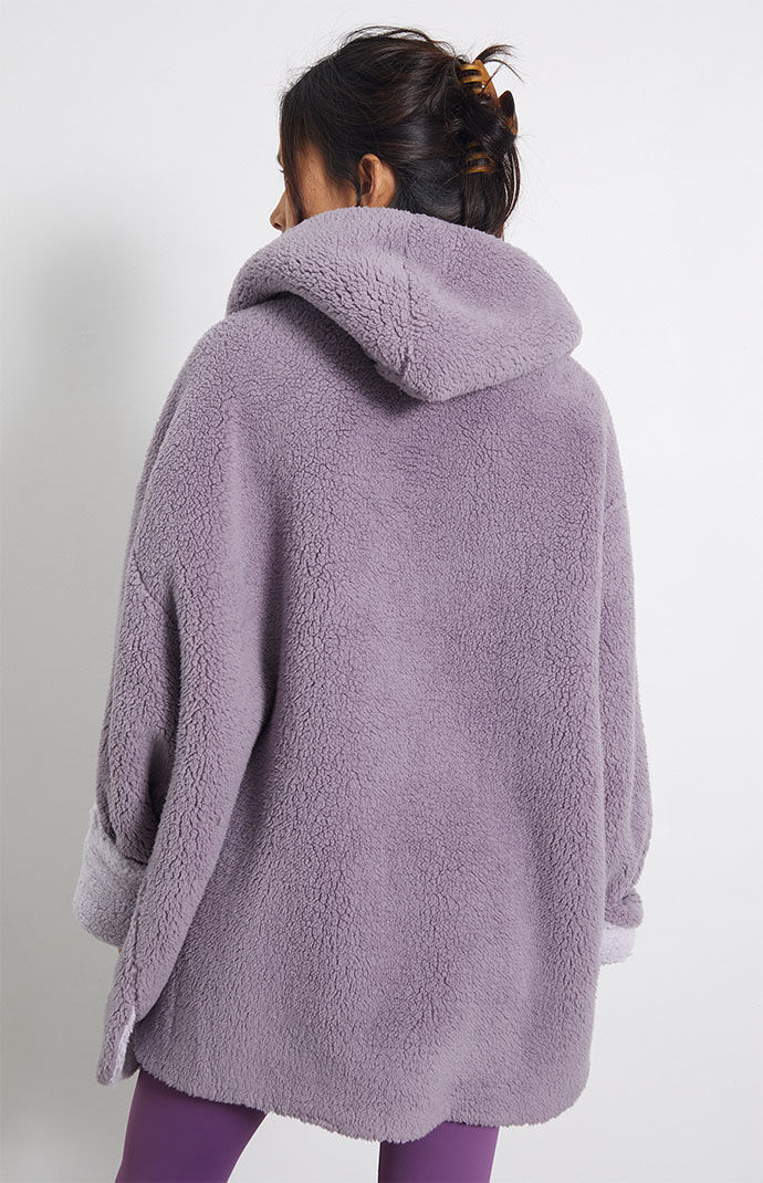 Pacsun fluffy jacket new arrivals