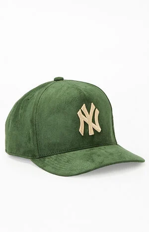 NY Yankees Suede Pro Snapback Hat image number 1
